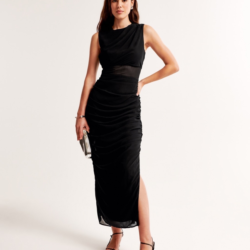 Abercrombie & Fitch Black Maxi Dress